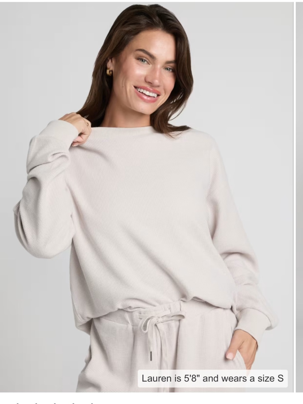 Comfrt Waffle Lounge Long Sleeve XS